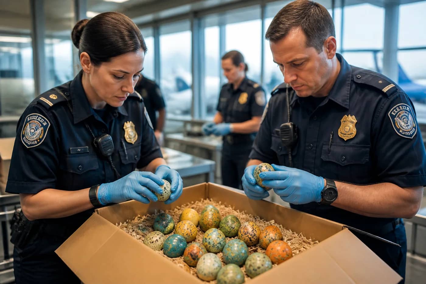 Parrot eggs hatch after suspected Thai smuggler arrested at South African airport