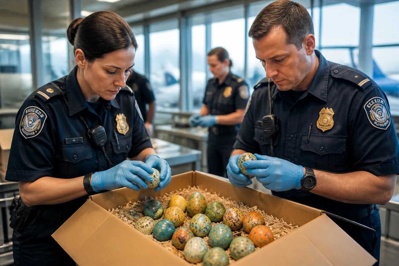 Parrot eggs hatch after suspected Thai smuggler arrested at South African airport
